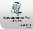 Halogenstrahler H 500 IP44