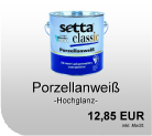 Setta Porzellanwei Hochglanz